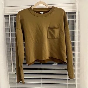 Aerie Sunday Soft cropped crew sweatshirt